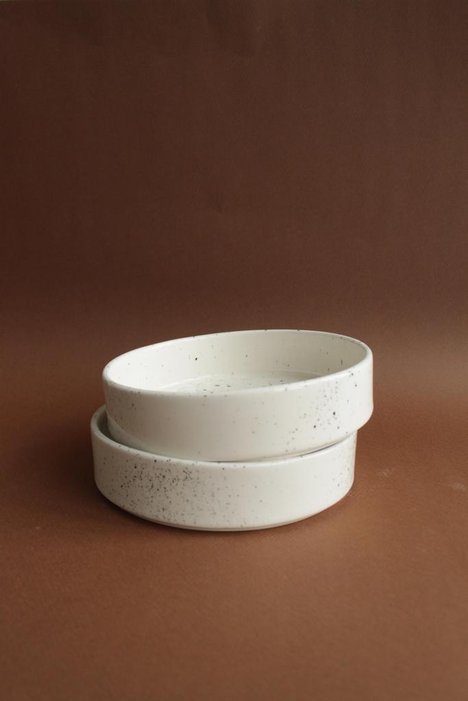 Speckled High-Rim Plate